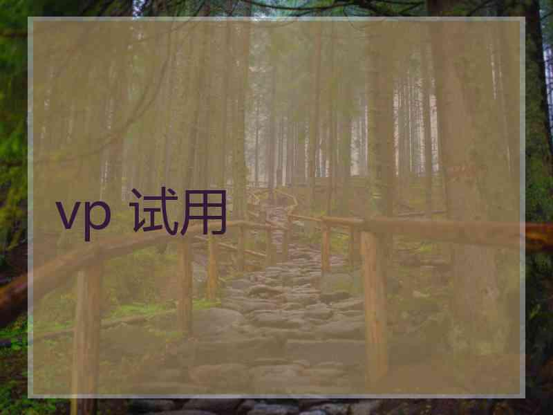 vp 试用