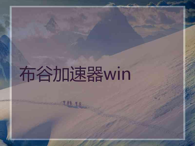 布谷加速器win