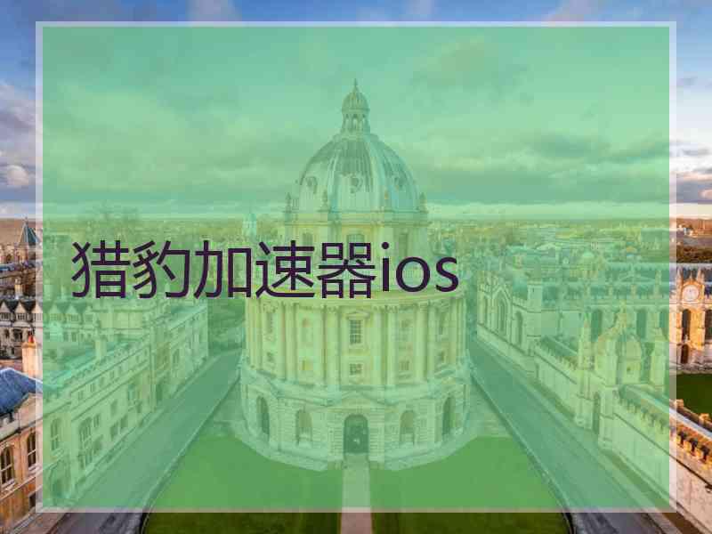 猎豹加速器ios