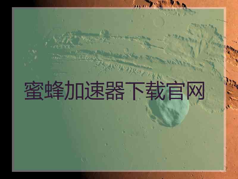 蜜蜂加速器下载官网