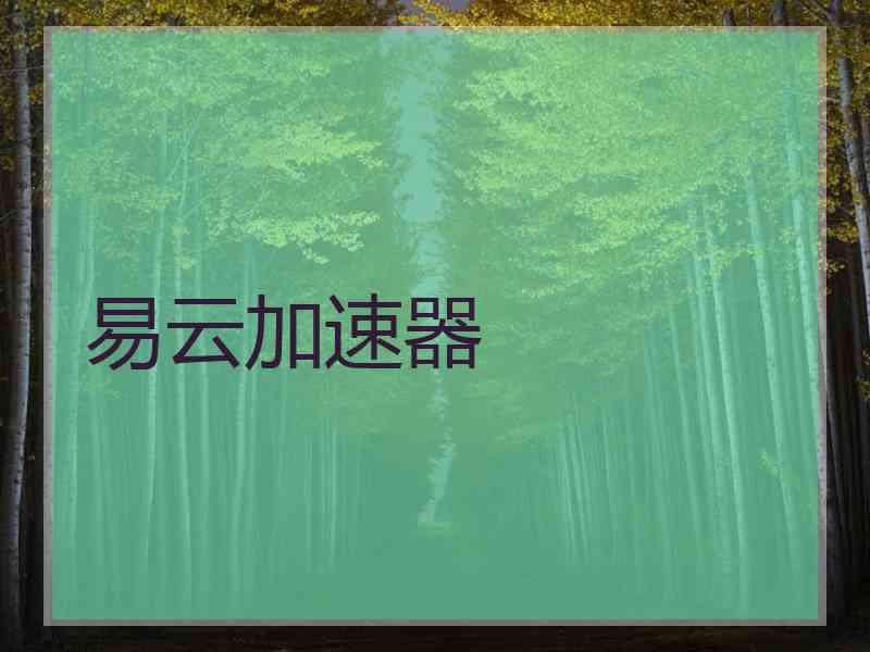 易云加速器